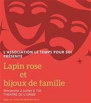 Lapin rose et bijoux de famille Théâtre de L'Orme Affiche