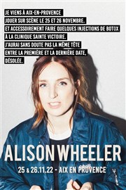Alison Wheeler La Comédie d'Aix Affiche