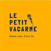 Le Petit vacarme Caf Babel Paris Affiche