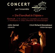 Concert de musique baroque par l'ensemble Les Ondes galantes Abbaye Saint Martin de Mondaye Affiche