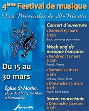 Sonates pour violon Eglise Saint Martin Affiche