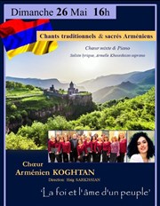Chants traditionnels & sacrés Arméniens Eglise Notre-Dame du Travail Affiche