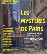 Les mystères de Paris Thtre de L'Orme Affiche