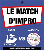 Match d'improvisation Paris - Avignon Foyer Tolbiac Affiche