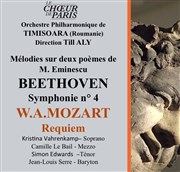 Beethoven / Mozart / Mélodies Roumaines Eglise des Billettes Affiche