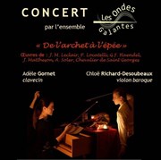 Concert de musique baroque par l'ensemble Les Ondes galantes Eglise de Saint-Martin-de-Varreville Affiche