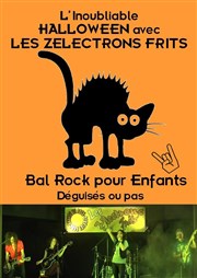 Les Zélectrons Frits | Concert/Bal Rock d'Halloween Péniche Demoiselle Affiche