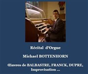 Récital d'orgue: Michael Bottenhorn Eglise Saint-Augustin Affiche