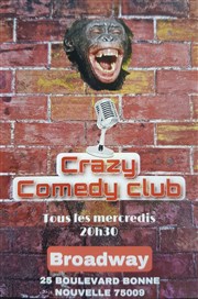 Crazy comedy club Broadway Comdie Caf Affiche