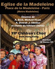 Choeur YIP' Eglise de la Madeleine Affiche