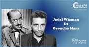 Ariel Wizman lit Groucho Marx Espace Rachi Affiche