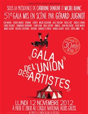 51ème Gala de l'Union des Artistes Chapiteau Alexis Gruss Affiche