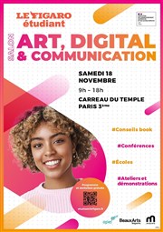 Salon Art, Digital & Communication Le Carreau du Temple Affiche