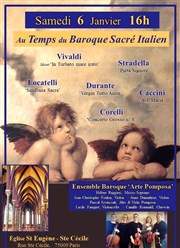 Au Temps du Baroque Sacré Italien Eglise Saint-Eugne Sainte-Ccile Affiche