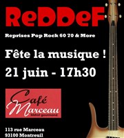 ReDDEF fête la musique Caf Marceau Affiche