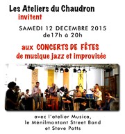 Concert de fêtes Ateliers du Chaudron Affiche