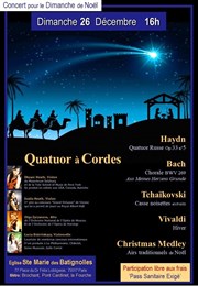 Concert pour le dimanche de Noël | par un Quatuor à cordes Eglise Sainte Marie des Batignolles Affiche