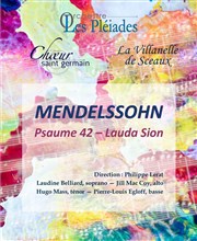 Mendelssohn - Psaume 42 Lauda Sion glise Saint-Germain-l'Auxerrois Affiche