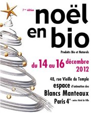Salon Noël en bio | 7ème édition Espace des Blancs-Manteaux Affiche