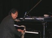 Serge et Nivo Rahoerson jazz soul blues band Caveau de la Huchette Affiche