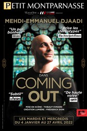 Mehdi-Emmanuel Djaadi dans Coming-Out Théâtre du Petit Montparnasse Affiche