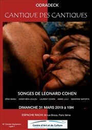 Cantique des cantiques, Songes de Leonard Cohen Espace Rachi Affiche