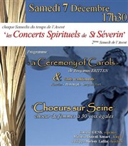 A Ceremony of Carols & Noëls traditionnels: Alsacien - Provençal - Languedocien... Eglise Saint Sverin Affiche