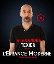 Alexandre Texier dans L'errance moderne Théâtre Lepic Affiche