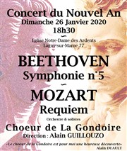 Concert du Nouvel An | Beethoven / Mozart Eglise Notre Dame des Ardents Affiche