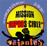 Spectacle d'Improvisation : Mission IMPROs cible Maison de Quartier de la Ferme de Croze Affiche
