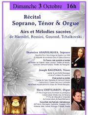 Récital Soprano, Ténor & Orgue glise St Philippe du Roule Affiche