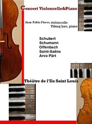 Concert de violoncelle et piano Thtre de l'Ile Saint-Louis Paul Rey Affiche