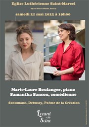 Duo Marie-Laure Boulanger et Samantha Sanson Eglise Lutherienne de Saint Marcel Affiche