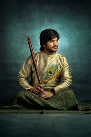 Musique Carnatique Inde du Sud Centre Mandapa Affiche