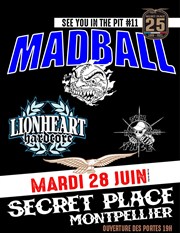 Madball + Connard + Full in your Face Secret Place Affiche