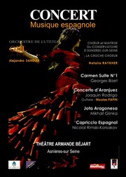 Concert de musique espagnole Thtre Armande Bjart Affiche