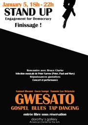 Finissage de l'exposition Stand Up, engagement for democracy + Concert du trio Gwesato Dorothy's Gallery - American Center for the Arts Affiche