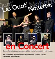Les Quat'Noisettes en concert jazz et chansons françaises Le Kibl Affiche