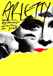 Arletty, comme un oeuf dansant au milieu des galets Lavoir Moderne Parisien Affiche