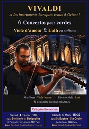 Vivaldi et les instruments baroques venus d'Orient ! Eglise Sainte Marie des Batignolles Affiche