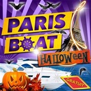 Halloween Boat Party Pniche River's King Affiche