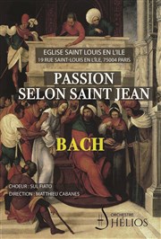 Passion Selon Saint Jean de Bach Eglise Saint Louis en l'le Affiche