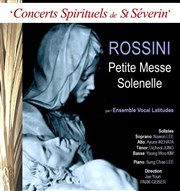 Petite Messe Solenelle de Rossini Eglise Saint Sverin Affiche