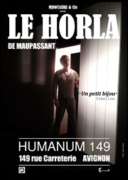 Le Horla Thtre Humanum Affiche