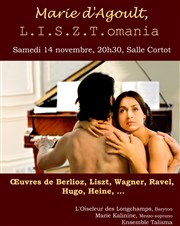 Marie d'Agoult, Liszt - omania Salle Cortot Affiche