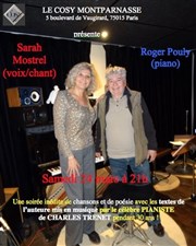 Sarah Mostrel avec Roger Pouly Le Cosy Montparnasse Affiche
