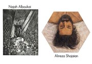Exposition Najah Alboukai et Alireza Shojaian : Ombres d'hommes Galerie Depardieu Affiche