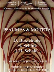 Buxtehude, Schütz, Schein : musique baroque allemande Temple de Pentemont Affiche