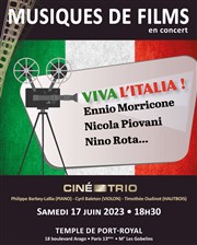Musiques de films en concert : Viva L'Italia ! Temple de Port Royal Affiche