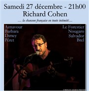 Richard Cohen | Concert intimiste de chansons françaises en guitare/voix. Le Conntable Affiche